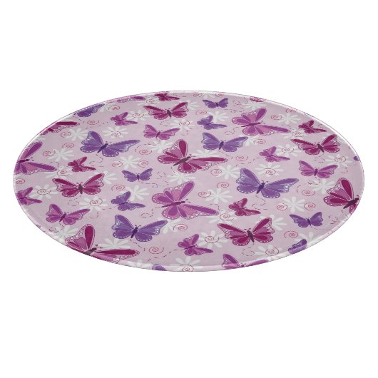 Schmetterlingsmuster 3 schneidebrett (Ecke)