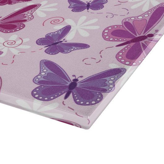 Schmetterlingsmuster 3 schneidebrett (Ecke)