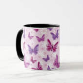 Schmetterlingsmuster 3 tasse (Vorderseite Links)