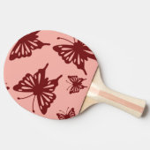 Schmetterlingsmuster 3 tischtennis schläger (Seitenansicht)