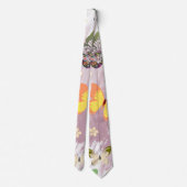 Schmetterlingsmuster 7 krawatte (Rückseite)