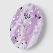 Schmetterlingsmuster 8 große wanduhr (Winkel)