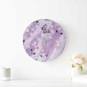 Schmetterlingsmuster 8 große wanduhr (Zuhause)