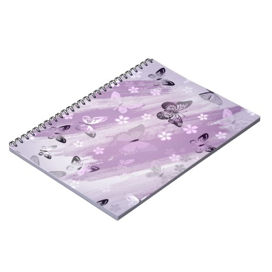 Schmetterlingsmuster 8 notizblock (Linke Seite)