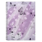 Schmetterlingsmuster 8 notizblock (Vorderseite)