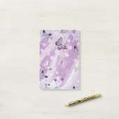 Schmetterlingsmuster 8 post-it klebezettel (Auf Schreibtisch)