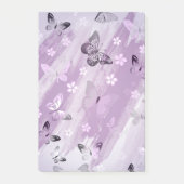 Schmetterlingsmuster 8 post-it klebezettel (Vorderseite)