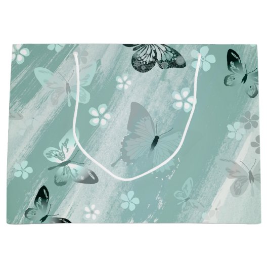 Schmetterlingsmuster 9 große geschenktüte (Vorderseite)