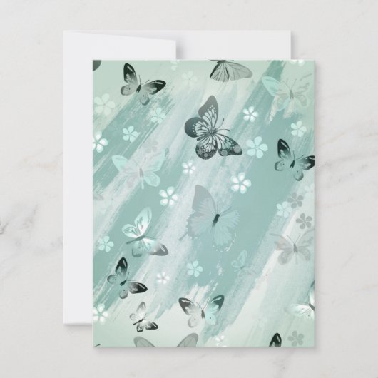 Schmetterlingsmuster 9 mitteilungskarte (Vorderseite)