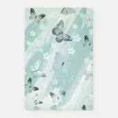 Schmetterlingsmuster 9 post-it klebezettel (Vorderseite)