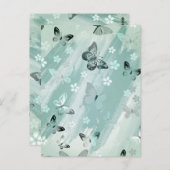 Schmetterlingsmuster 9 postkarte (Vorne/Hinten)