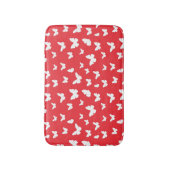 Schmetterlingsmuster Badematte (Vorderseite Vertikal)