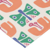 Schmetterlingsmuster-Blume Tischdecke (Schrägansicht)