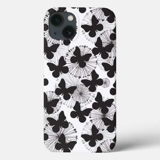 Schmetterlingsmuster Case-Mate iPhone Hülle (Rückseite)
