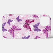 Schmetterlingsmuster Case-Mate iPhone Hülle (Rückseite (Horizontal))