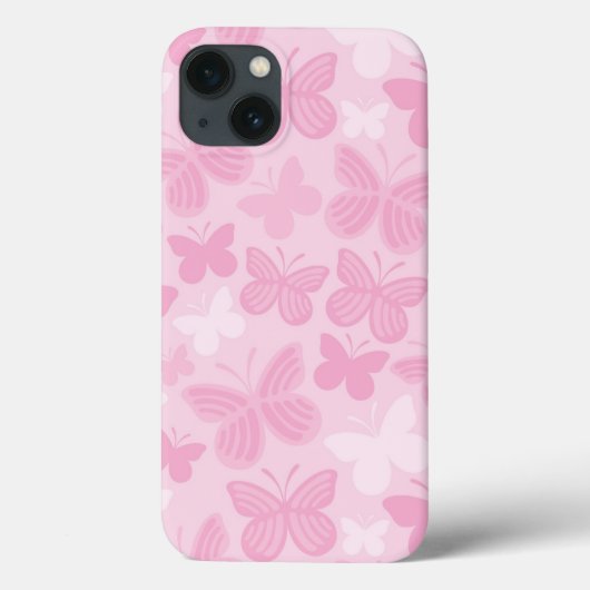 Schmetterlingsmuster Case-Mate iPhone Hülle (Rückseite)