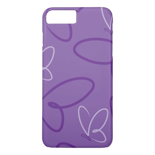 Schmetterlingsmuster Case-Mate iPhone Hülle (Rückseite)