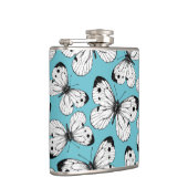 Schmetterlingsmuster Flachmann (Rechts)