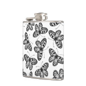 Schmetterlingsmuster Flachmann (Links)