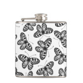 Schmetterlingsmuster Flachmann (Vorderseite)