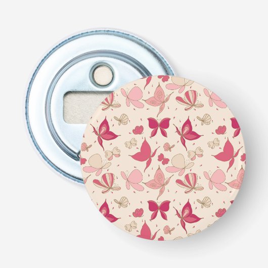 Schmetterlingsmuster Flaschenöffner (Vorderseite)