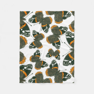 Schmetterlingsmuster Fleecedecke