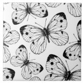 Schmetterlingsmuster Fliese (Vorderseite)