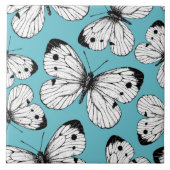 Schmetterlingsmuster Fliese (Vorderseite)