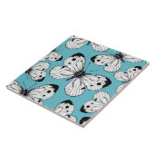 Schmetterlingsmuster Fliese (Seite)