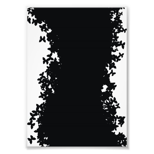 Schmetterlingsmuster Fotodruck (Vorne)