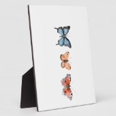 Schmetterlingsmuster Fotoplatte (Seite)