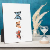 Schmetterlingsmuster Fotoplatte (Seite)