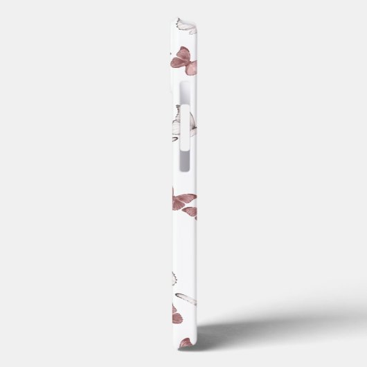 Schmetterlingsmuster Gehäuse Case-Mate iPhone Hülle (Rückseite / Links)