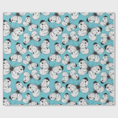 Schmetterlingsmuster Geschenkpapier (Flach)