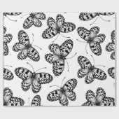 Schmetterlingsmuster Geschenkpapier (Flach)