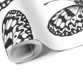 Schmetterlingsmuster Geschenkpapier (Rolleneckpunkt)