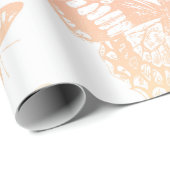 Schmetterlingsmuster Geschenkpapier (Rolleneckpunkt)
