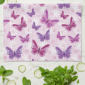 Schmetterlingsmuster Geschirrtuch (Gefaltet)