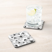 Schmetterlingsmuster Getränkeuntersetzer (Rechte Seite)