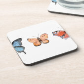 Schmetterlingsmuster Getränkeuntersetzer (Linke Seite)