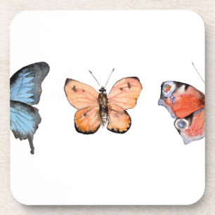 Schmetterlingsmuster Getränkeuntersetzer