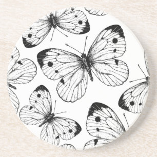 Schmetterlingsmuster Getränkeuntersetzer