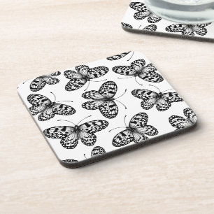 Schmetterlingsmuster Getränkeuntersetzer