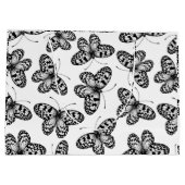 Schmetterlingsmuster Große Geschenktüte (Rückseite)