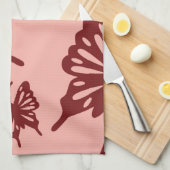 Schmetterlingsmuster Handtuch (Viertel Falte)