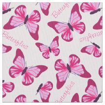 Schmetterlingsmuster Hübsch Pink Lila Personalisie