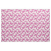 Schmetterlingsmuster Hübsch Pink Lila Personalisie Stoff (Fat Quarter (45,7 x 55,9 cm))