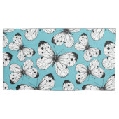 Schmetterlingsmuster Kissenbezug (Vorderseite-Links)