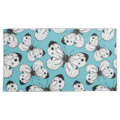 Schmetterlingsmuster Kissenbezug (Vorderseite-Rechts)