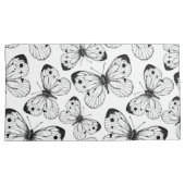 Schmetterlingsmuster Kissenbezug (Vorderseite-Rechts)